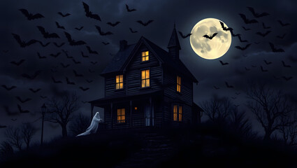 Fototapeta premium Halloween background 