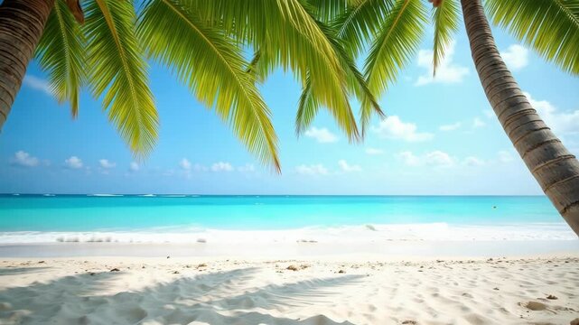 palm tree on the beach