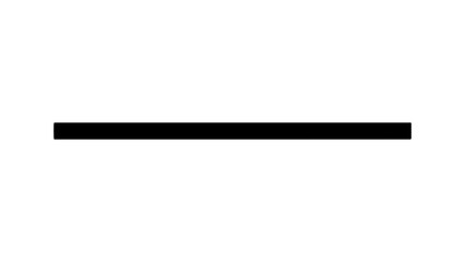 Horizontal line with transparent background