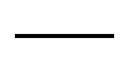 Horizontal line with transparent background
