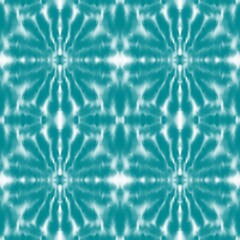 Seamless Turquoise Tie Dye Pattern