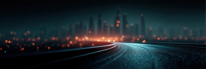 Nighttime cityscape drive urban landscape photography moody environment low angle urban exploration