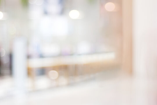 Blurred background : blur office with bokeh light background, banner, business concept