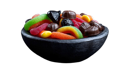 Halloween Candy Assortment, isolated on transparent background