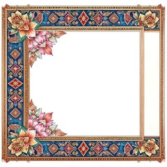 Ornate floral frame