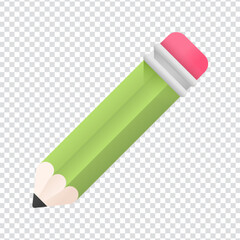 Sharpened Pencil Icon for Writing Tools