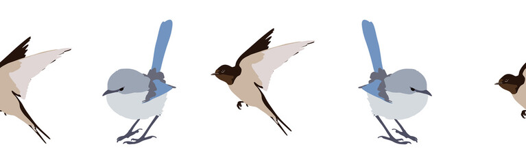 Bird con border. Bird feather silhouette symbol. Bird border isolated on a white background