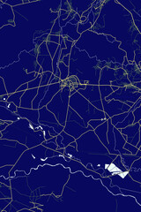 Vagharshapat - Armenia Neon Aura Maps