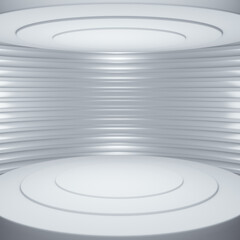 White Abstract background, 3D Rendering, 3D illustration