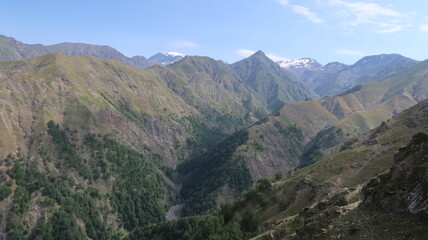panorama of the mountains