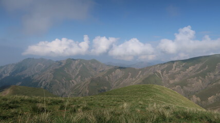 Fototapeta premium mountain landscape with clouds
