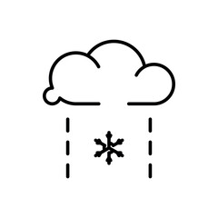 sleet icon vector design template elegant style