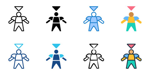 Status effect icon set multiple style collection 
