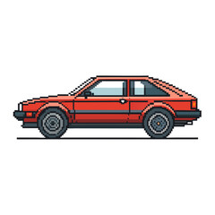 Beautiful Create Bold Stroke Pixel Car Backgro Premium Digital Asset