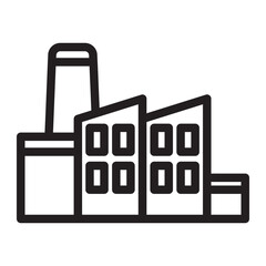 factory Line Icon