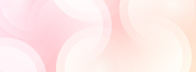 Gentle abstract design with soft pastel pink and peach color gradients, a modern and elegant banner background for presentations or websites