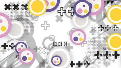 Fototapeta premium Abstract Colorful Circles Vector Background