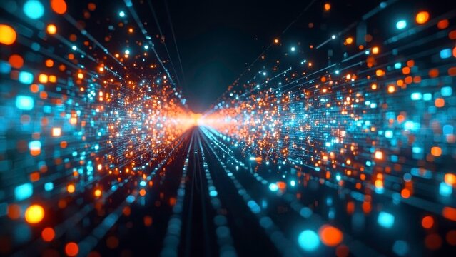 Creative Technology Tunnel Art Images