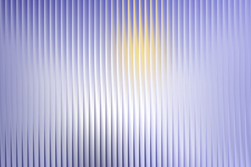 Illustration of abstract background with vertical ribbed glass and blue hue