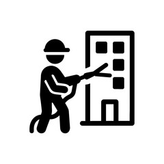 Building Pressure Washing Icon