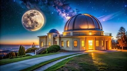 Obraz premium Night Sky Observatory: Science, Art & Cultural Heritage under the Stars