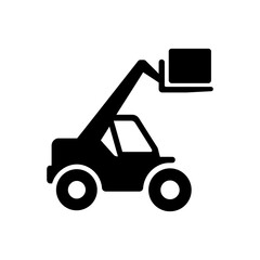 Telescopic handler lifting icon