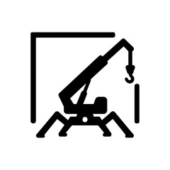 Spider Crane Lifting Icon