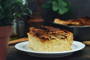 Gibanica, a traditional pastry dish popular all over the Balkans	