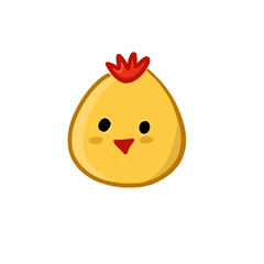 funny chicken illustration for kids