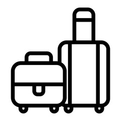 luggage Line Icon