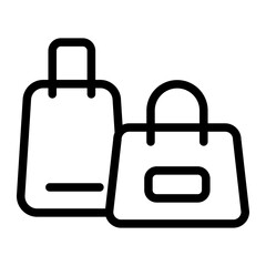 shopping Line Icon