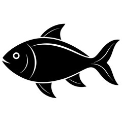 vector illustration of a fish