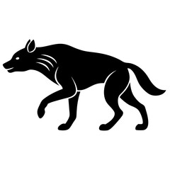vector image of a wolf
