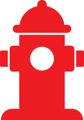 Safety fire hydrant icon on white background