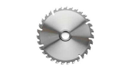 Circular saw blade isolated