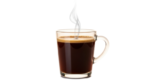 Coffee mug with steam