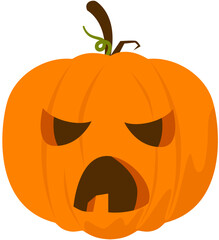 Halloween Pumpkin Illustration