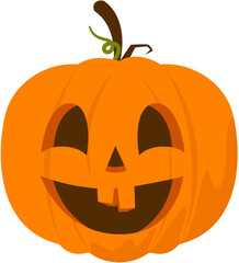 Halloween Pumpkin Illustration