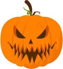 Halloween Pumpkin Illustration