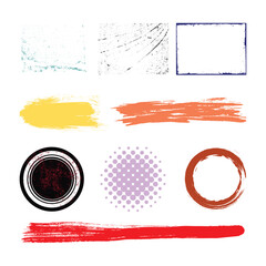 Obraz premium Color Brush Vector Icons, and Graphics Free Download
