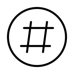hashtag icon