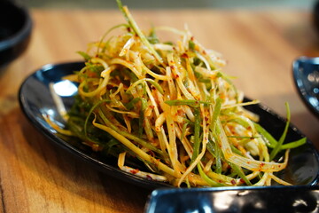 Korean Scallion Salad, Fresh and Spicy Side Dish