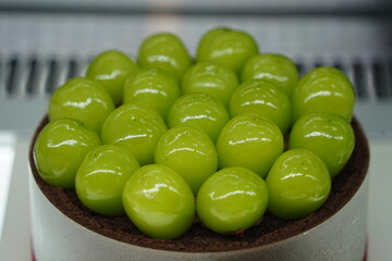 Delicious Green Grape Cake, Sweet and Refreshing Dessert
