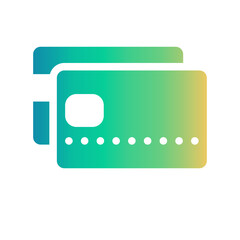 credit card Gradient icon