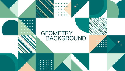 Abstract geometric pattern background	
