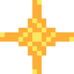 Pixel Art Star Illustration