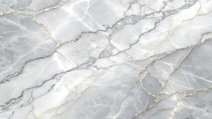 Elegant and luxurious seamless texture of a white and gray marble surface