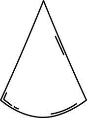 Pizza Slice Shape Doodle