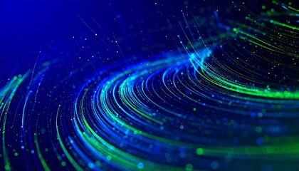 Abstract swirling particles