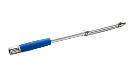 Fototapeta premium Metallic tool with blue handle